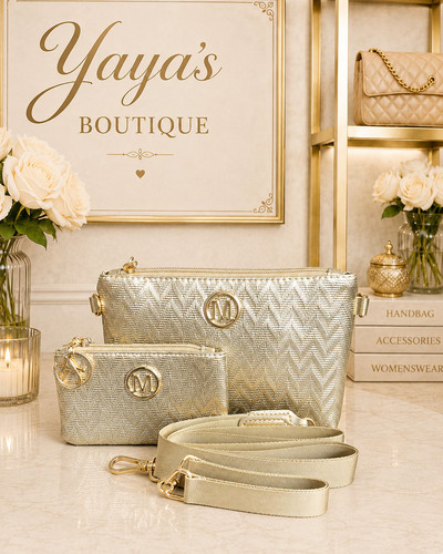 Maxx metallic gold zig zag - maxx,