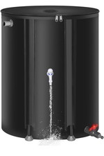 Meff-Mluk 200L Collapsible Rain Barrel, Portable Barrels to Collect Rainwater