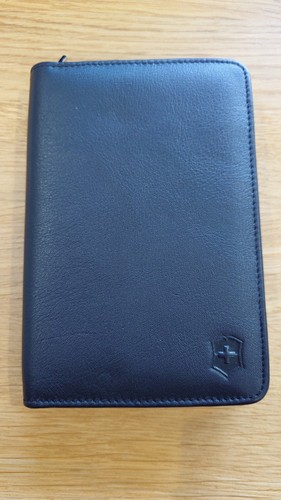 Victorinox black faux leather - victorinox,