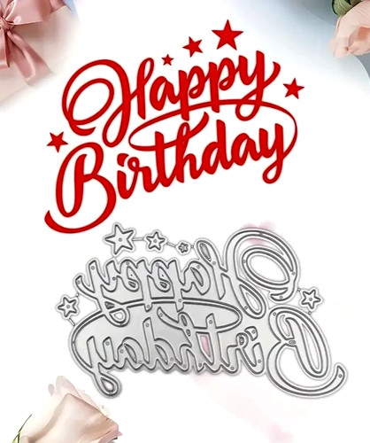 Happy birthday stars - stars, metal
