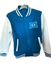 Rare Disney Pixar Monsters Inc University Baseball Jacket Medium Read Descrip