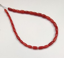 Italian Coral Beads 100%Natural Red Coral Beads Coral Sea Beads Loose Gemstone