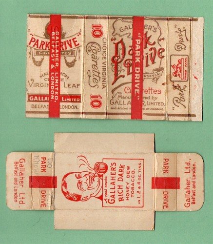 Old empty cigarette packet - empty,