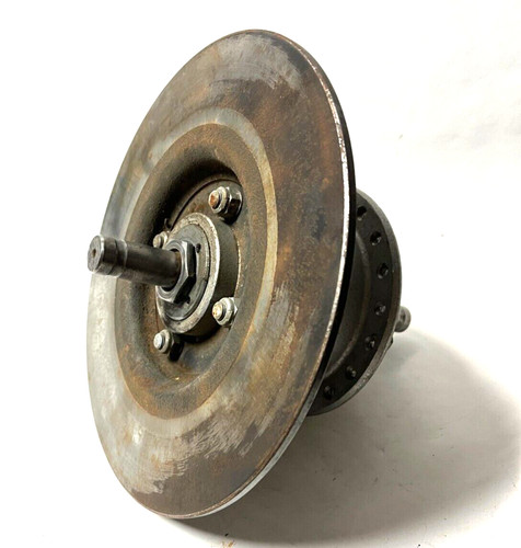 Triumph front wheel hub - front, axle