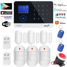 Z15 WiFi Tuya APP GSM Wireless Home Security Alarm Burglar System+Alexa+Google