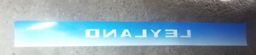 Leyland windscreen sticker - leyland,