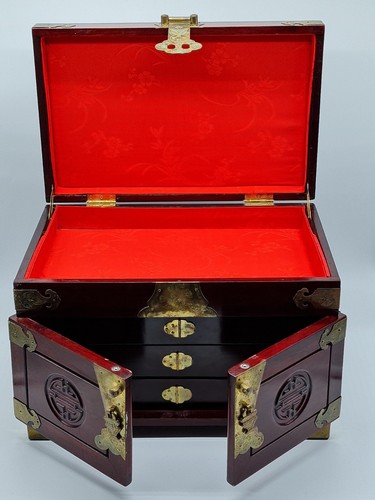 Chinese lacquer cabinet - chinese,
