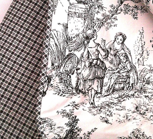 Toile jouy gingham - de, jouy/gingham
