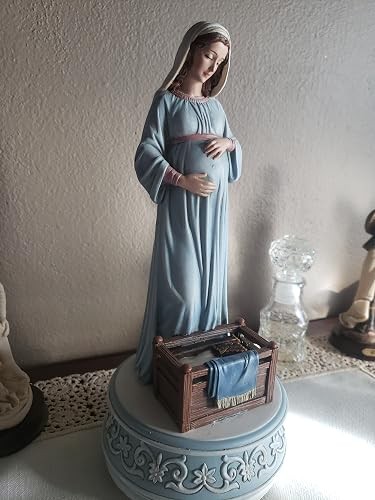 Virgin mary musical - mary, figurine