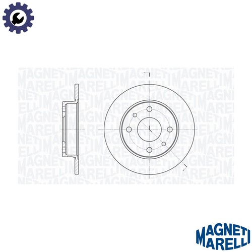 Brake disc 361302040169 for - 2x,