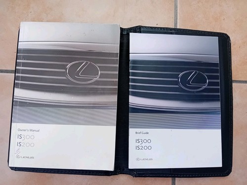Lexus is200 mk1 owners manual - is200,