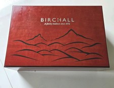 Birchall  Lacquered Display Storage Box For Tea Bags Deep Red RRP £75