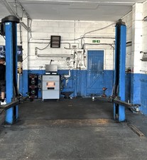 two post ramp car lift used 