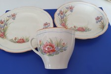 Beautiful Vintage Alfred Meakin "Royal Marigold" Iris Pattern Trio