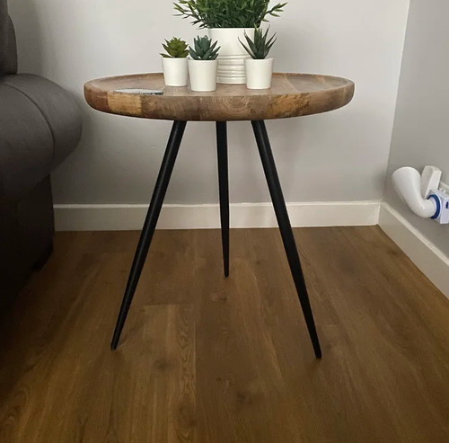 Industrial side table vintage - table,