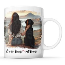 Dark haired labrador - dark, with