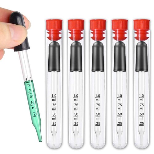 Glass pipette dropper - glass, 1ml