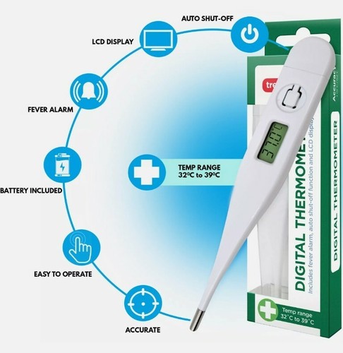 Digital thermometer lcd - digital,