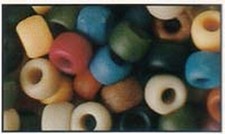 100 Mixed Americana Pony Beads, IDEAL FOR DUMMY CLIPS , BRACELETS , HAIR BRADING