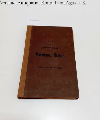 List monumental brasses - a, of