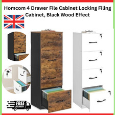 Homcom 4 Drawer File Cabinet