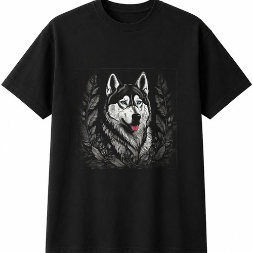 Botanical siberian husky - botanical, mens
