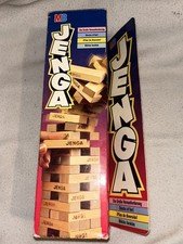 BOXED WOODEN ORIGINAL JENGA GAME OF SKILL BY MB GAMES