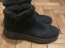 Skechers Black Suede Boots