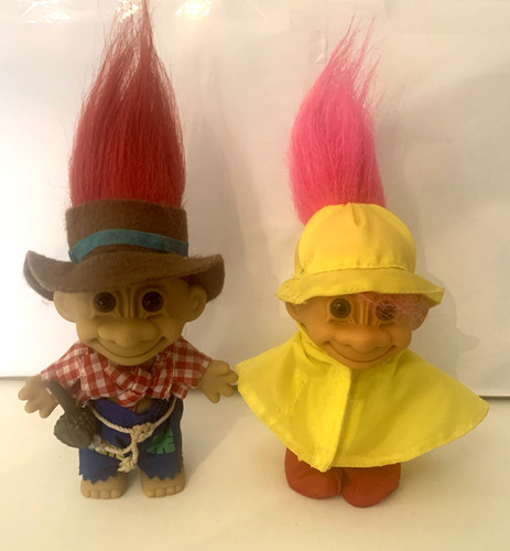 Vintage russ trolls rainy day - vintage,