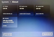 HP 15S-FQ5021NA LAPTOP CORE