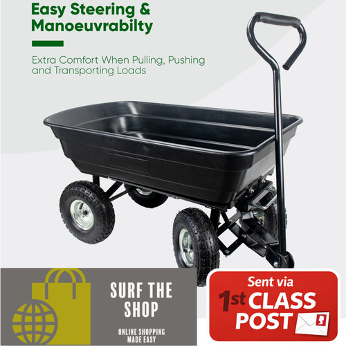 75l garden dump cart - 75l,