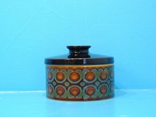 1973 Vintage Retro John Clappison Hornsea Pottery Bronte  Round Butter Dish