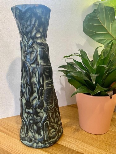 Egyptian themed spainish vase - egyptian,