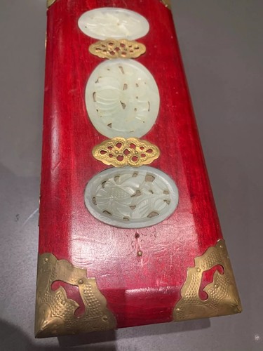 Chinese jewellery box wood - box,