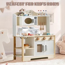 Wooden Play Kitchen Toy Set