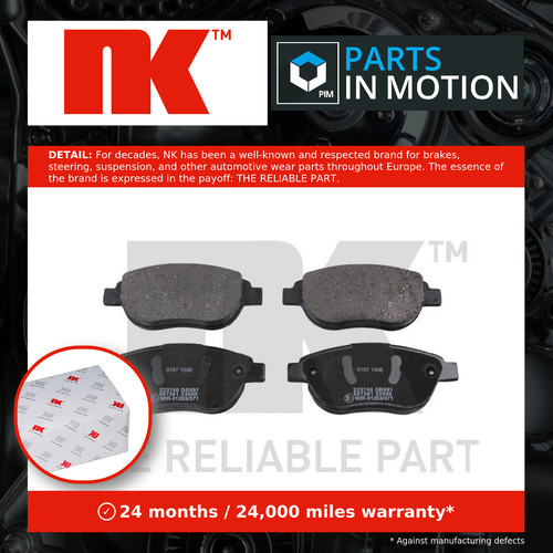 Brake pads set fits citroen - set,