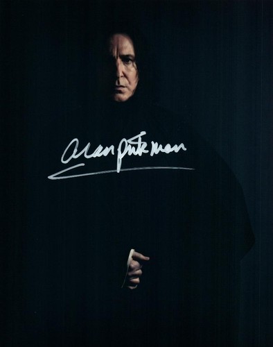 Alan rickman autographed - rickman, 8x10