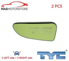 REAR VIEW MIRROR GLASS PAIR LHD ONLY TYC 324-0035-1 2PCS P FOR OPEL MOVANO B