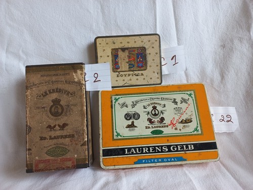 Vintage cigarette tins - vintage,