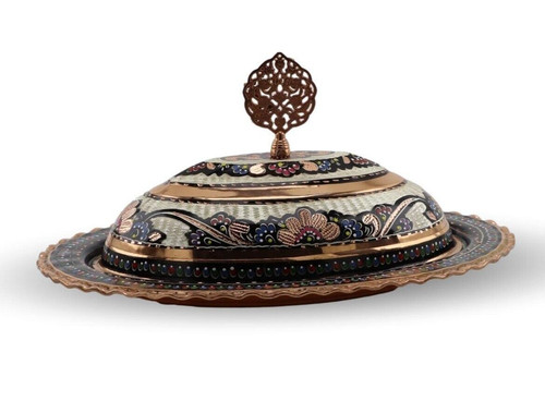 Turkish copper serving - serving, plate