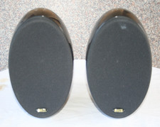 Quality KEF HTC 3001 SE speakers, good cosmetic condition w/ base  / wall stands