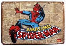 Superhero Spiderman Marvel Tin
