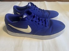 Nike SB Solarsoft Canvas Trainers Royal Blue Size UK 6