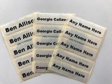 50 Iron On Sew In School