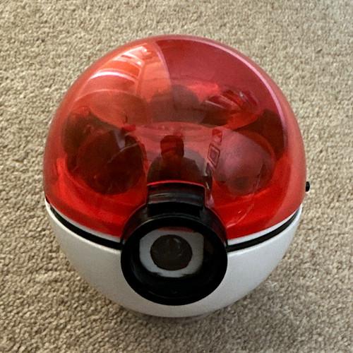 Poké ball style marble - poké,