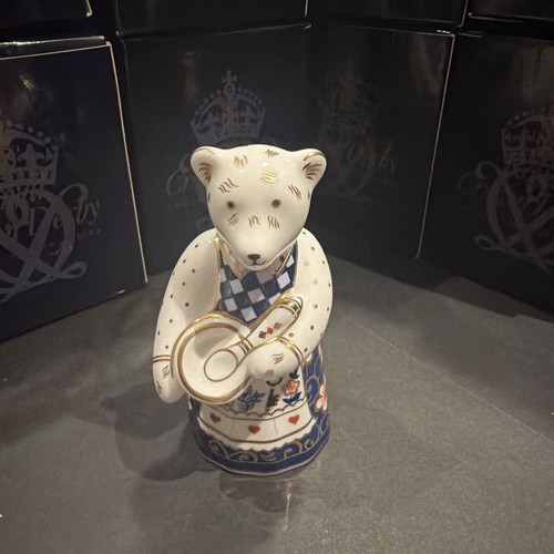 Royal crown derby girl teddy - royal,