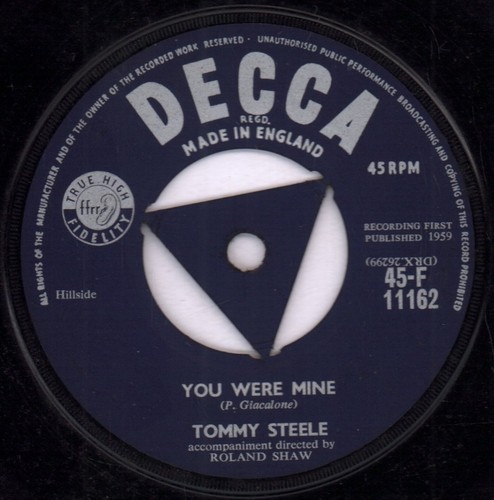 Tommy steele you were mine - tommy,