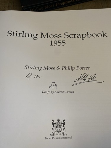 Stirling moss scrapbook - scrapbook, 1955
