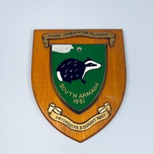 VINTAGE PLAQUE IRA OBSERVATION COP 1981 SOUTH ARMAGH DEVONSHIRE DORSET REGIMENT