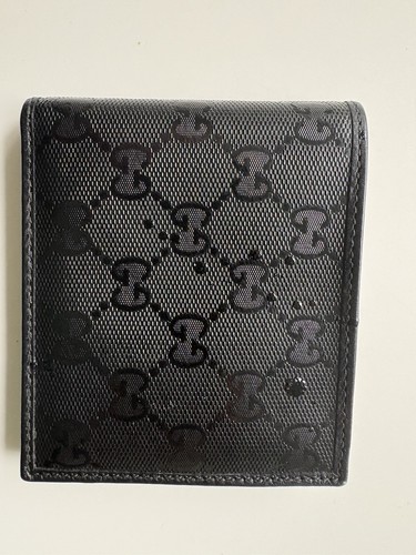 Gucci black leather wallet - gucci,